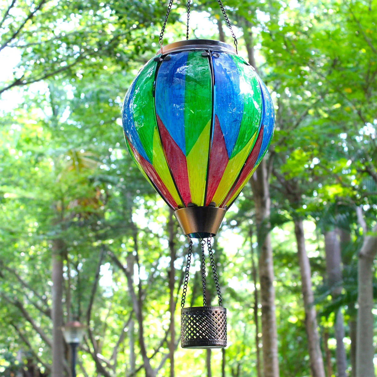 balloon-style solar lanterns for garden party decor and festive outdoor ambiance